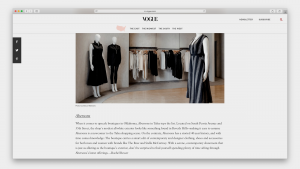 Abersons in Vogue Web