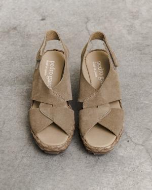 Pedro Garcia Raffia Wedge