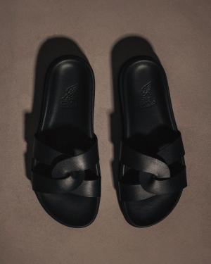Ancient Greek Desmos Leather Slide