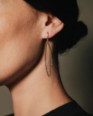 Dana Kellin Gold and Diamond Hoop