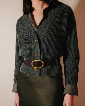 TWP Cropped Cardigan