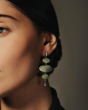 Rene Escobar Silver Earrings