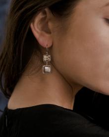 model wearing Dana Kellin Fine Jewelry Earring