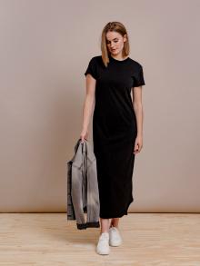Frank & Eileen Tee Lab dress L’AGENCE jacket Golden Goose sneaker
