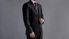 model wearing kiton sartorio suit