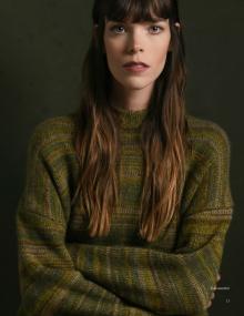 model wearing Co sweater