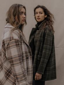 models in coats