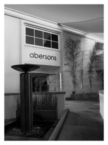 Abersons Store front
