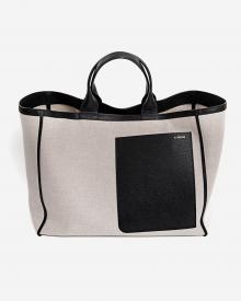 Valextra Canvas Shopper