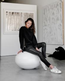 Frame Le Skinny Leather Pants