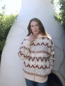 Varley Fairisle Knot Jacket