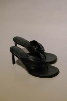 Dear Frances Leather Wrap Heel
