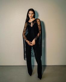 Toteme Floral Tulle Cape