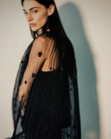 Toteme Floral Tulle Cape
