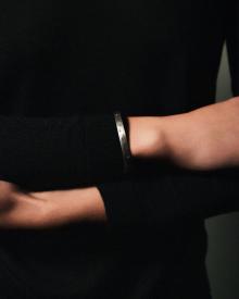 Sarah McGuire Diamond and Silver Cuff