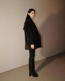 Lorena Antoniazzi Wool and Alpaca Teddy Coat