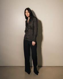 Dries Van Noten Jacquard Wrap Blouse