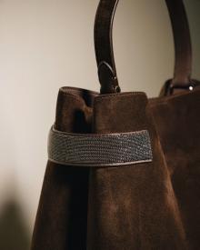Brunello Cucinelli Suede Bag
