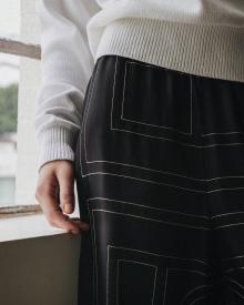 Toteme monogram silk pj pant