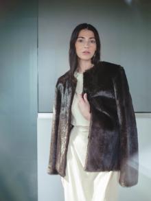 Loulou Studio Faux Fur Jacket