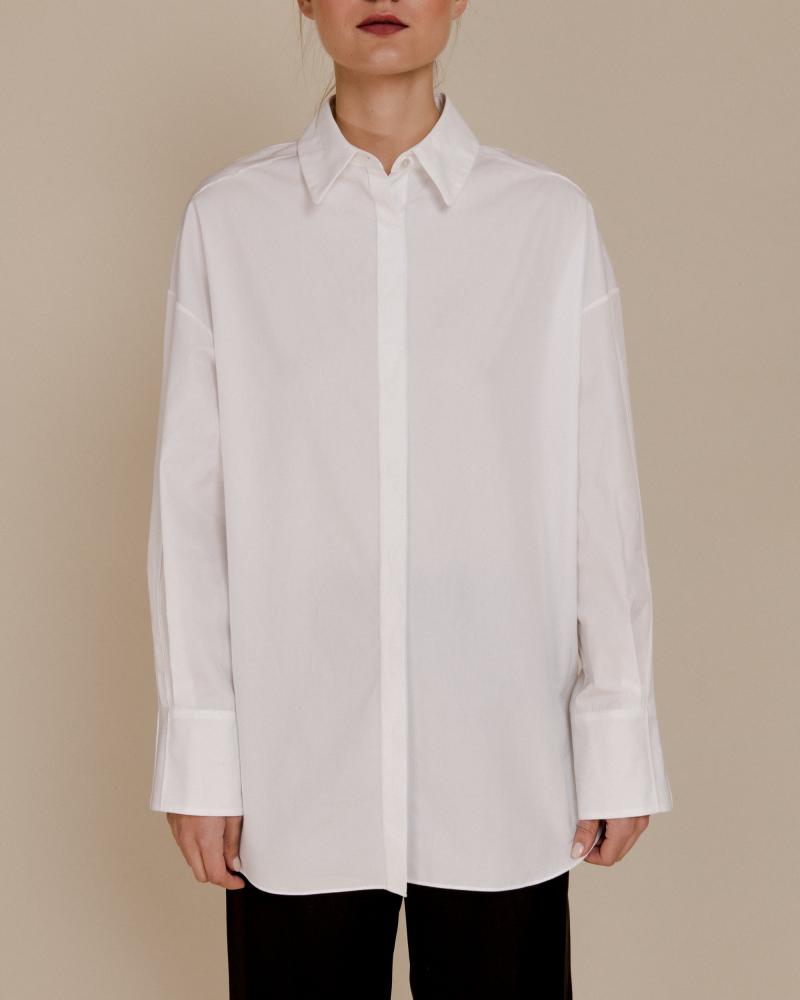 Partow Tuxedo Shirt white 2 Partow- abersons