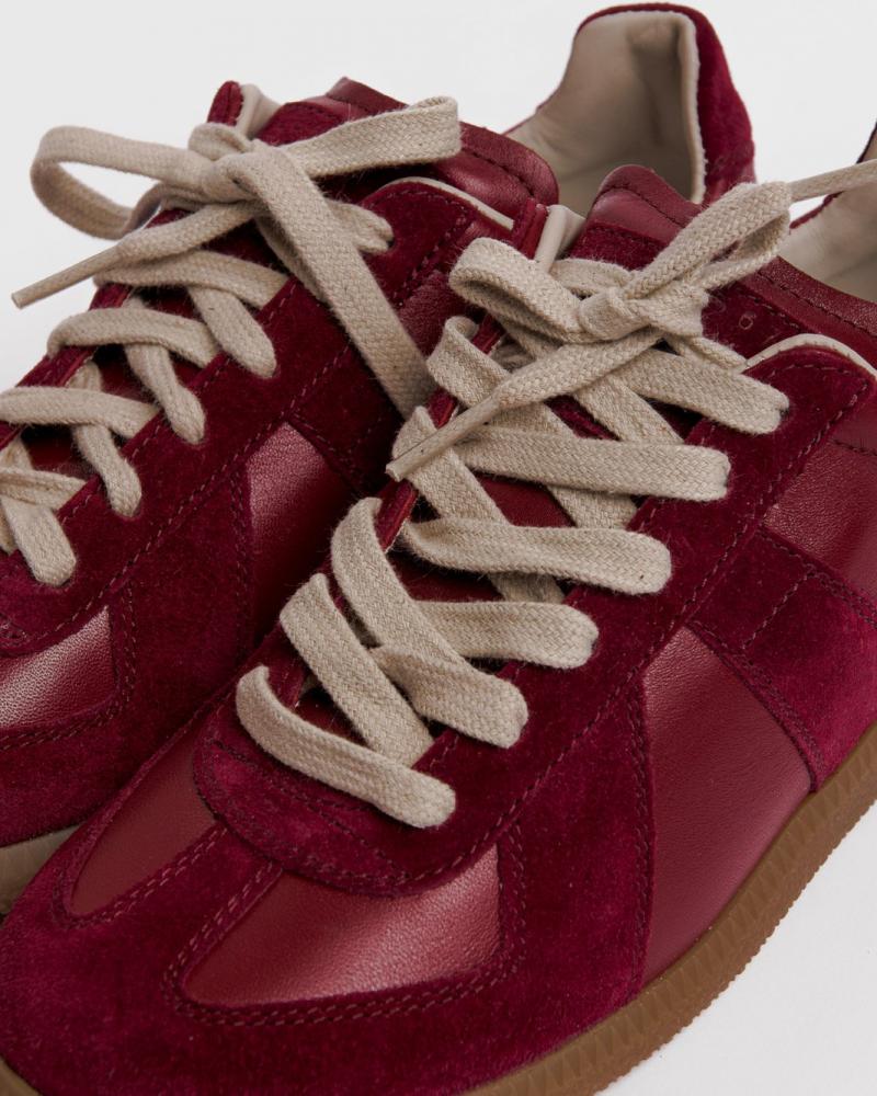 Maison Margiela Sneakers oxblood red 6- Maison Margiela Shoes- abersons