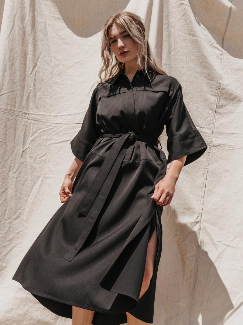 Jil Sander Dress black 38/8 Jil Sander- abersons