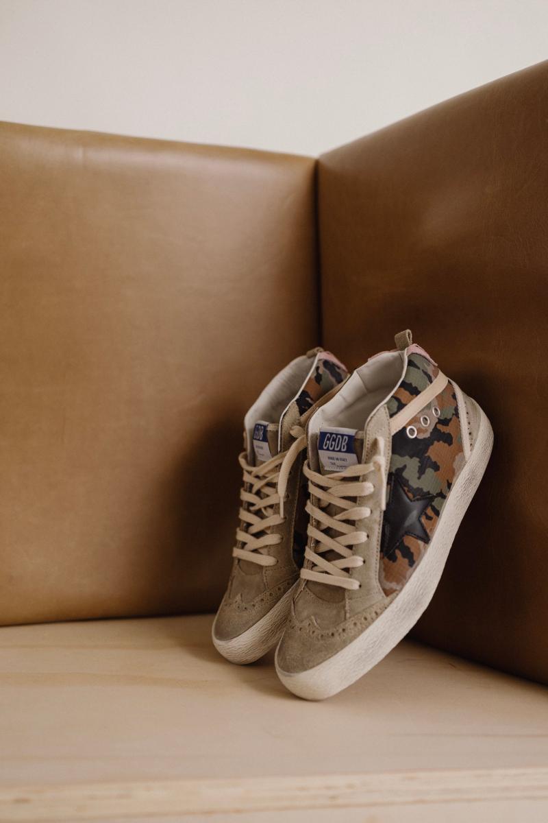 Golden Goose Mid Star Camo Mid Star Sneaker Camouflage GOLDEN