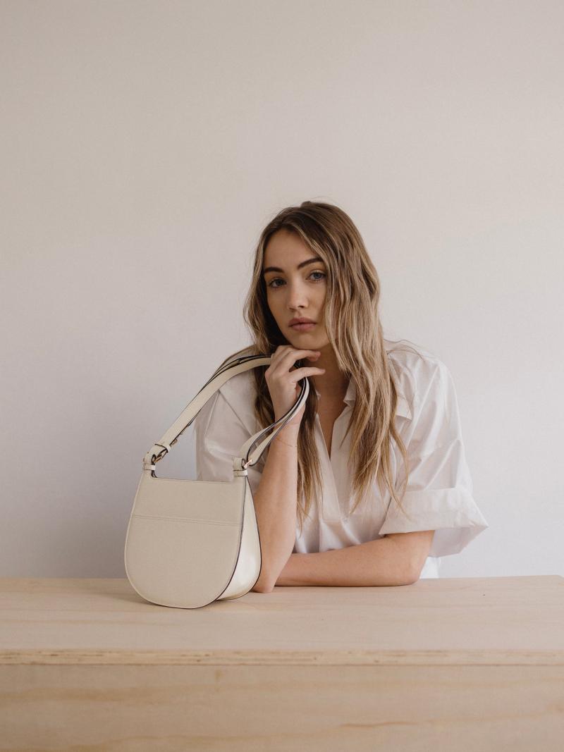 Cream on sale hobo bag