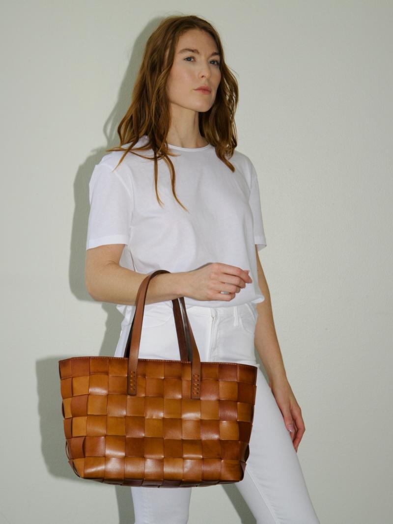 Tan hotsell woven bag